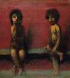 Two Seated Children