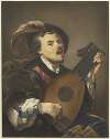 A lute player