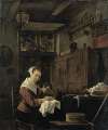 Woman at Her Sewing Table
