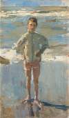 Young boy on a beach