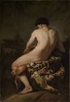 Seated male nude as Bacchus