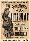 Aux Buttes Chaumont. Agrandissements considérables, Grands Magasins Aux Buttes Chaumont