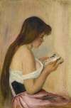 Jeune fille lisant