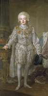 Gustav IV Adolf as a child
