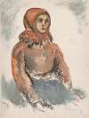 Seated Girl with a Red Woolen Scarf