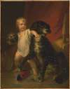 Dog and child with ball