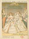 Théâtre des Variétés. Les dragons de l’impératrice. Opéra-comique en trois actes de Georges Duval et Albert Vanloo