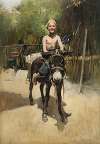 A Boy on a Donkey