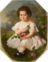 Portrait of Alexandrine Strübe (1859-1920) as a Child