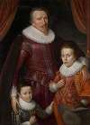 George Seton, 8th Lord Seton and 3rd Earl of Winton, 1584 – 1650. Royalist (With his sons)