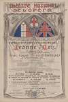 Théâtre national de l’Opéra. Représentation extraordinaire. Jeudi 8 novembre 1917. Jeanne d’Arc