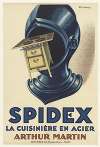 Spidex, la cuisinière en acier Arthur Martin