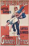 Au Village Suisse Luttes Suisses Luttes Libres Tous Les Soirs Grandes Luttes