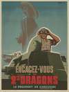 Affiche de recrutement de l’Armée de Vichy – 2e dragons, le régiment de Gasgogne