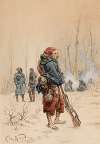 French soldiers in camp