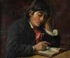 Portrait de Gustave Flaubert adolescent.