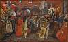 De nieuwe handelsbeurs voor alle kooplieden door de wethouders ingehuldigd, met aanspraak door den stadspensionaris in 1532