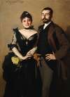 Portrait of Zoё Lucie Betty de Rothschild (1863–1916) and Léon Lambert (1851–1919)
