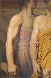 Deux études de bras pour la figure d’Apelles dans le tableau de ‘L’apothéose d’Homère’