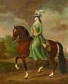 Prinzessin Friederike Sophie Wilhelmine von Preußen zu Pferd