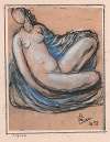Female nude sitting