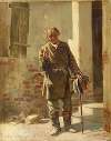 Portrait of an old beggar