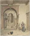Raadhuis (Prinsenhof), voorhuis en trap