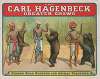 The Carl Hagenbeck greater shows. Hindu bear hunters and animals trainers