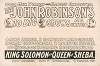 The John Robinson’s 10 big shows all united. 1000 men, women & horses employed. 4 ring circus … 2 monster stages … 4 trains