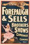 Forepaugh and Sells Brothers shows combined coming