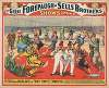 The Great Forepaugh & Sells Brothers shows combined. The frolics and amusing antics of twenty funny felt-crowned fools. …