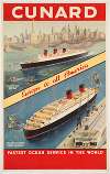 Cunard. Fastest ocean service in the world