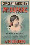 Concert-Parisien… Mlle Duparc