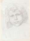 Study of Cupid (Head of a Girl)