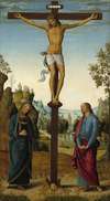 The Crucifixion with the Virgin,Saint John,Saint Jerome and Saint Mary Magdalene