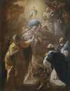 The Infant Christ In Glory With Saints Dominic And nicholas
