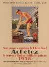 Nous pouvons supprimer la Tuberculose! Achetez le nouveau Timbre Antituberculeux. 1938