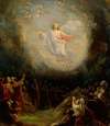 Ascension Of Christ, Sketch On The Altarpiece Of Lemland