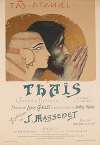Thaïs – couverture du livret de la comédie lyrique de Jules Massenet