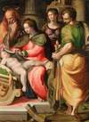 The Holy Family with Saint Catherine of Alexandria and Saint Paul