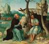 Saint Paul the Hermit and Saint Anthony Abbot fed by a raven