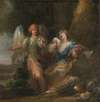 HAGAR AND THE ANGEL IN A CAVE