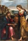 Christ and the Samaritan woman at the well