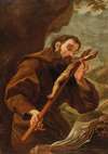 Saint Francis of Assisi in prayer