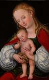 Madonna and Child with Grapes