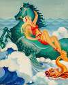 Riding a Sea Horse