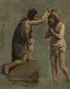 Jésus et Saint-Jean (étude pour ‘Le baptême du Christ’)