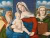 A Sacra Conversazione; The Madonna And Child With Saint Simeon And A Female Saint