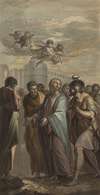 Christ with Apostles and a Roman Soldier