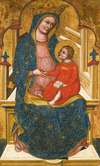 Madonna And Child Enthroned